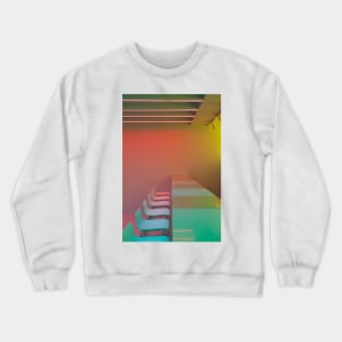 Colorful Cocktails: A Vibrant Photo of a Bar Scene Crewneck Sweatshirt